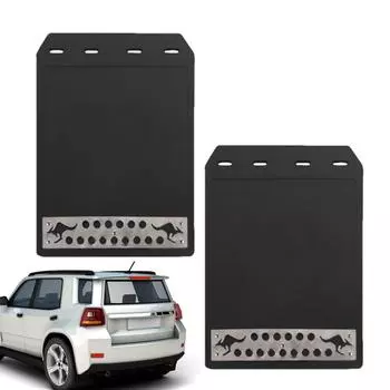 2 шт. брызговики для пикапа универсальные расширители брызговиков автомобильные брызговики износостойкие автомобильные аксессуары комплект защиты транспортного средства для чёрный