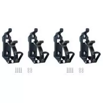 - 2 шт. быстросъемное крепление для лопаты для багажника на крышу, автомобильные аксессуары (черный)