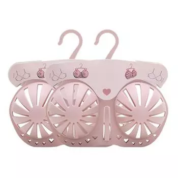 2 шт. бытовая антидеформационная сушилка для бюстгальтера бесшовная нескользящая вешалка для жилета синий