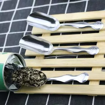 2 шт. чайная ложка 18/10 из нержавеющей стали для смешивания мороженого, коктейлей, набор ложек для размешивания чайных пакетиков, посуда для рассыпного чая