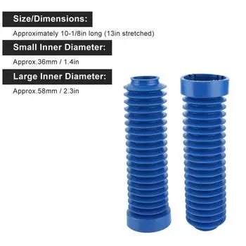 2 шт. чехлы для амортизаторов вилки мотоцикла, резиновые передние амортизирующие чехлы, защитные чехлы, амортизаторы, замена для 250R ATC 1983-1986