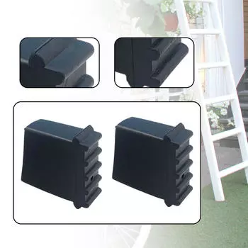 2 шт. чехлы для ножек лестницы противоскользящие профессиональные аксессуары для легкой установки устойчивая ножка чёрный