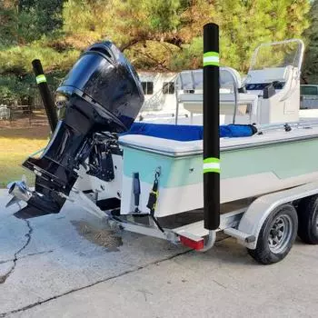 2 шт. Чехол для направляющей стойки лодочного прицепа, 36 дюймов, устойчивый к ультрафиолетовому излучению, защитная накладка для направляющей лодочного прицепа, для лыжной лодки, рыболовной лодки, парусного прицепа 2pcs