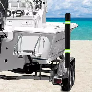 2 шт. Чехол для направляющей стойки лодочного прицепа, 36 дюймов, устойчивый к ультрафиолетовому излучению, защитная накладка для направляющей лодочного прицепа, для лыжной лодки, рыболовной лодки, парусного прицепа 2pcs
