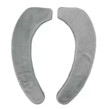 2 шт. чехол для унитаза, мягкий, удобный, теплый, моющийся, самоклеящийся фланелевый чехол для сиденья унитаза светло-синий