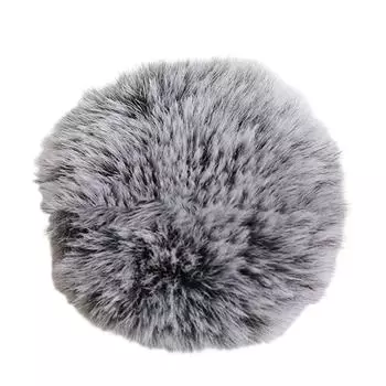 2 шт., чехол для ветрового стекла для петличных микрофонов Omic, лобовое стекло, искусственный мех, ветровой экран, пушистый рукав