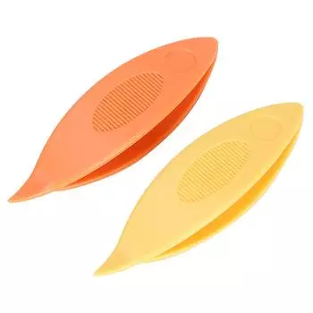 2 шт. челноки для фриволите, пластиковые челноки для фриволите, инструмент для рукоделия, ручного шитья, вязания(оранжевый