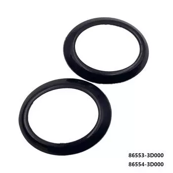 2 шт. Черная крышка передней противотуманной фары подходит для HYUNDAI SONATA 2002