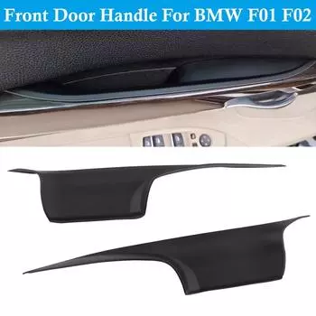 2 шт., черная крышка ручки передней двери автомобиля, подходит для BMW 7 серии F01/F02 2008-2015 1419115502