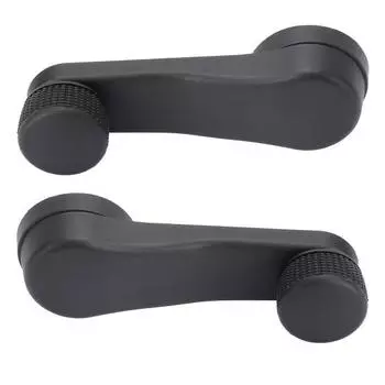 2 шт. черная надежная полезная намоточная ручка для VW Golf для Jetta Vento Beetle Caddy для Skoda Octavia Cabrio