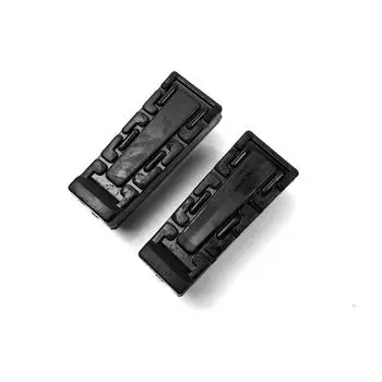 2 шт. черная передняя подставка для ног, резиновые подставки для ног, руль для Yamaha YBR 125, высокое качество