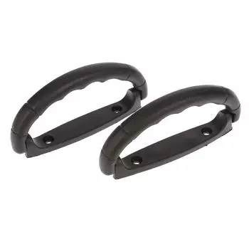 2 шт. черная пластиковая ручка для багажа, ремень для чемодана, тяговый воздушный чехол для переноски подушек безопасности, противоскользящая ручка, замена коробки