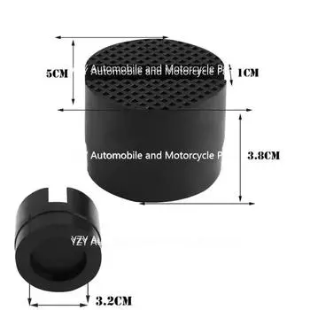 2 шт., черная резиновая прокладка для автомобильного домкрата с прорезями 50x38 мм, гидравлическая рама, НОВАЯ CHINA