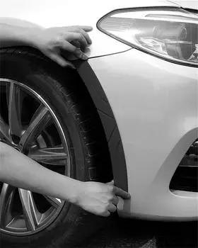 2 шт. Черные накладки на крылья автомобиля, защита колесных арок, накладки на бампер, молдинг