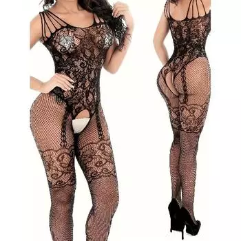 2 шт. черные высокоэластичные удобные сетчатые чулки для тела с полым шаговым швом, женское сексуальное нижнее белье, сетчатые колготки, чулки для тела с подвязками, One-size