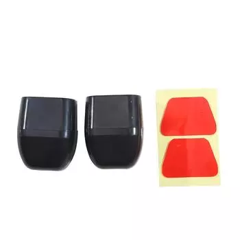 2 шт. Черный автомобильный свисток для отпугивания животных, крепление на решетку, оповещение о оленей, звуковые гаджеты для авто и мотоциклов 2PCS чёрный