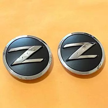 2 шт., черный логотип Z, эмблема на боковом крыле автомобиля для 350Z 2003–2009 гг. чёрный