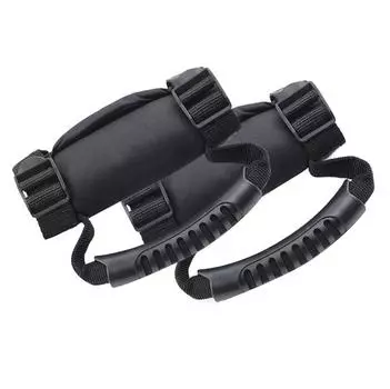 2 шт. Черный Прочный UTV Квадроцикл Дуга Безопасности Крепление Ручка Захват Тянуть Рукоятка Универсальная