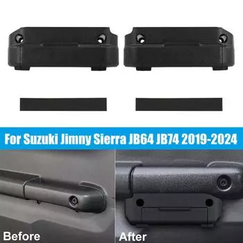2 шт. черный ящик для хранения в подлокотнике двери из АБС-пластика для Suzuki Jimny Sierra JB64 JB74 2019-2024