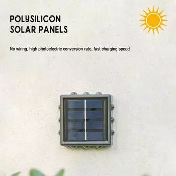 2 шт. Четырехточечный настенный светильник, набор, персонализированный наружный светильник для крыльца для нашего сада 10LED