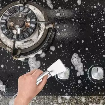 2 шт. Чистящая лопатка для стойкого масла Многоцелевой чистящий нож для посуды Лопатка из нержавеющей стали для чистки столов, плит, грилей Универсальный A