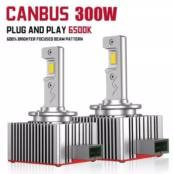2 шт. D1S D3S светодиодные фары 30000LM Canbus дальний ближний свет D2S D4S D5S D8S автомобильные лампы D2R D4R автомобильная лампа ксенон HID 6000K 12V 24V