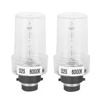 2 шт. D2S 6000K 35W автомобильная сменная безопасная яркая ксеноновая HID лампа для фар белый