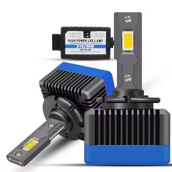 2 шт. D3S светодиодные фары D1S D2S D4S D5S D8S ксеноновые фары Turbo LED двусторонний чип CSP Plug and Play D1S