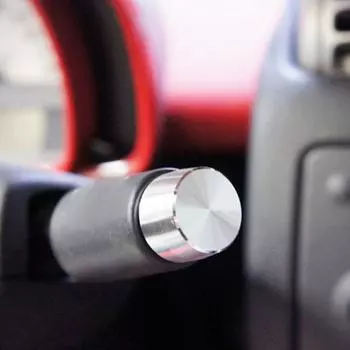 2 шт., декоративная крышка переключателя лампы на циферблате автомобиля, крышка коробки передач стеклоочистителя, аксессуары для автостиля для Benz Smart Fortwo 451 2009-2014 чёрный