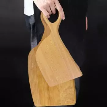 2 шт. деревянная разделочная доска с ручкой для кухни многофункциональный поднос для сыра фруктов десертов доски для колбасных изделий декор обеденного стола жёлтый