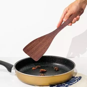 2 шт. Деревянные лопатки квадратные диагональные лопатки набор для приготовления пищи помешивание Wok лопатка
