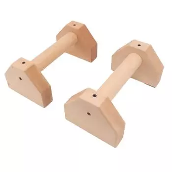 2 шт. деревянные ручки для отжиманий противоскользящие перекладины для отжиманий стойка на руках параллели брусья для внутреннего использования на открытом воздухе 30 см 30cm / 11.8in