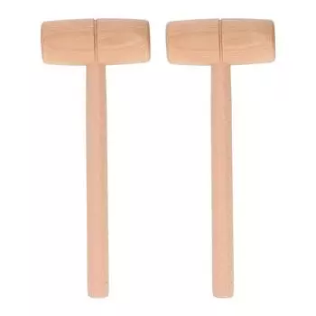 2 шт. Деревянный молоток с вставкой, многоцелевой деревянный молоток для установки мебели на фабриках Carvin Small