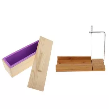 2 шт. деревянный резак для мыла с проволочной нарезкой для изготовления силиконовой формы для буханки хлеба as described