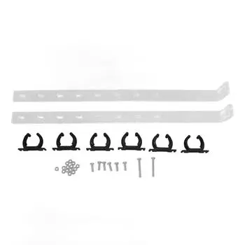 2 шт. держатель для аквариумного светильника, регулируемый, акриловый, прозрачный, простая установка, стойка для освещения аквариума, St