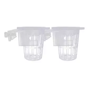 2 шт. держатель для аквариумных растений, чашки для растений в аквариуме с отверстиями, декор для аквариума, аксессуар для быстрого размножения растений (2 pieces)