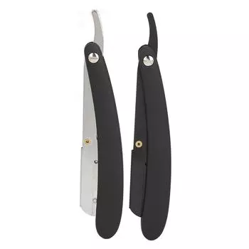 2 шт. парикмахерский держатель прямой старый стиль ручная бритва укладка волос принадлежности для бритья серебристый