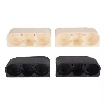 2 шт., держатель для чашки на танкетке, компактный моющийся съемный органайзер для чашки с наполнителем для автомобильного сиденья Sto Black