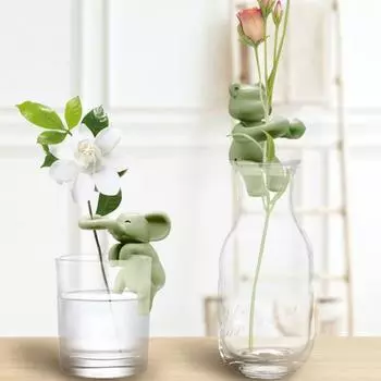 2 шт. держатель для черенков растений медведь/слон размножение растений друзья стебель растения для внутреннего сада A