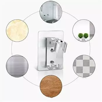 2 шт. Держатель для душевой лейки для ванной комнаты, регулируемый, настенный кронштейн для ручного душа