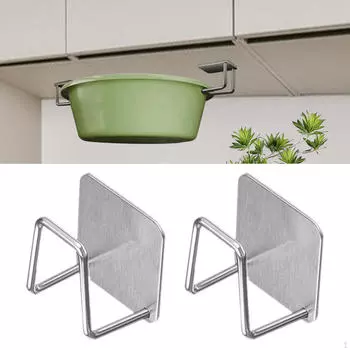 2 шт. держатель для губки для кухонной мойки, подвесная стойка из нержавеющей стали, экономия места, разделочная доска серебряный