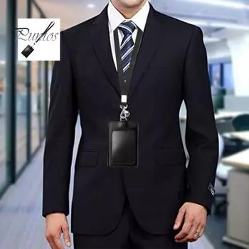 2 шт. держатель для карт прозрачный выдвижной держатель для удостоверения личности с зажимом для бейджа держатель для удостоверения личности с карабином шнурок A