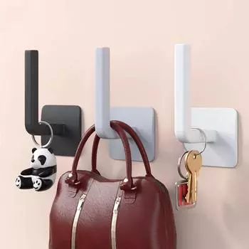 2 шт. держатель для кепок, вешалка для бейсболок, клейкие крючки для шляп, настенная вешалка для хранения кепок, органайзер для хранения шляп без сверления чёрный