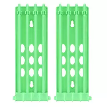 2 шт. держатель для лапок голубей пластиковый держатель для голубей рамки для попугаев курицы утки орла лапки зелёный