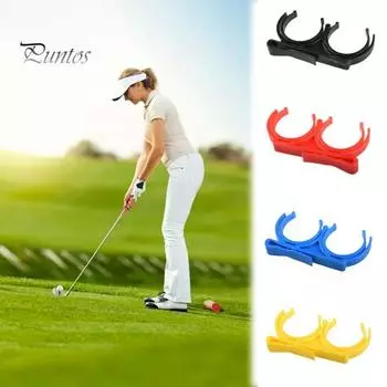 2 шт. держатель для мячей для гольфа зажим вращающийся складной пластиковый держатель для мячей для гольфа органайзер для гольфа аксессуар для гольфа красный