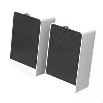 2 шт., держатель для мыла с клеем и крышкой, без дрели, водонепроницаемый контейнер, флип 2pc White