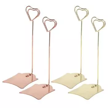 2 шт. держатель для номера стола многоцелевые зажимы для именных карточек для свадебной вечеринки в офисе Rose Gold