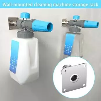 2 шт., держатель для пенопластовой пушки для мойки высокого давления, прочная несущая способность, простая установка, быстрое подключение, автоматическое крепление для пенопластовой пушки серебряный