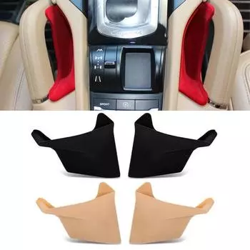 2 шт., держатель для подлокотника, ящик для хранения вещей, органайзер для автомобиля, контейнер, карман для внутренней центральной консоли для Porsche Cayenne 2011-2018 чёрный