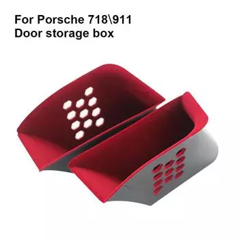 2 шт., держатель для подлокотника в центральную консоль салона автомобиля, органайзер, контейнер, карман, держатель для Porsche 718 911 чёрный